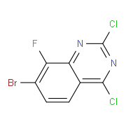 7-bromo-2,4-dichloro-8-fluoroquinazoline 2168499-15-6